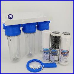 3 Stage Whole House Water Purifier and Softener Filter Kit Salt Free 1 BSP