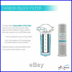 3 Stage Whole house water Sediment Carbon Filter + 2 Dry Pressure Gauges