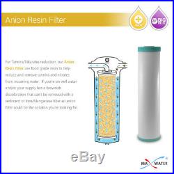 3-stage 20x 4.5 WH BB Tannin Removal Water Filtration System ¾ ports