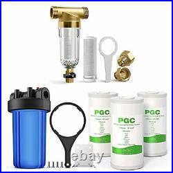 40 Micron Spin Down Sediment Filter (1 Set), Upgrade Whole House Water Filter