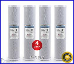 4Pk Whole House CTO Coconut Carbon Block Water Filter 5 micron Big Blue Size 20