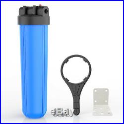 4.5 x 20 Whole House Water Filter Blue 1 Outlet Inlet + 2CTO + 2Melt-Blown
