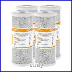 4 Pack 10 x 4.5 Whole House Carbon Block Water Filter Replacement Fit GXWH40L