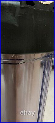 4 Pack Whole House 20 x4.5 BB Purple Clear Water Filter Housing AS IS