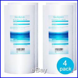 4 Packs Big Blue PP Sediment Replacement Water Filter 4.5 x 10 Whole House