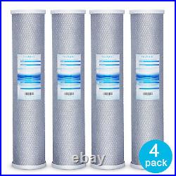 4 Packs Big Blue Whole House Carbon Block Replacement Water Filter 20 x 4.5