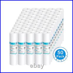 50PACK 1 Micron 10x2.5 Sediment Water Filter Replacement Cartridge Whole House
