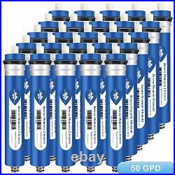 50 GPD Reverse Osmosis RO Membrane Whole House Water Filter Replacement 25-Pack