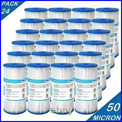 50 Micron 10 x 4.5 Pleated Whole House Farm Sediment Water Filter Replacement