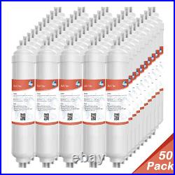 50 Pack 6-Stage RO System pH+ Inline Mineral Alkaline Water Filter Whole House