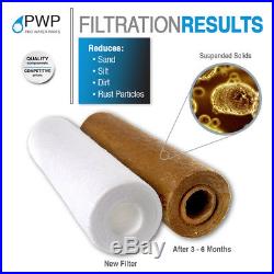 50 Pack Sediment Water Filter Cartridge Spun Poly RO Whole House 50Micron 20x2.5