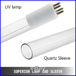 55W Ultraviolet Light Water Purifier UV Water Sterilizer 12GPM 3Lamp Whole House
