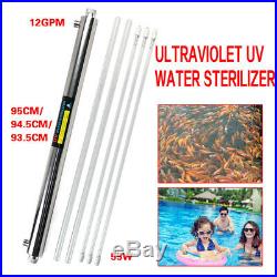 55W Ultraviolet Light Water Sterilizer Whole House UV Purifier 12 GPM USA Sotck