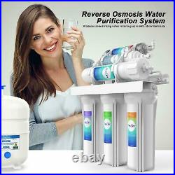 5/6 Stage Reverse Osmosis Drinking Water Filtration System Whole House Filter