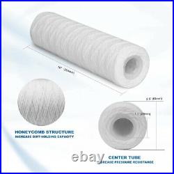 5 Micron 10x2.5 String Wound Whole House Drink Sediment Water Filter 100-Pack