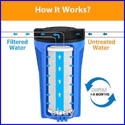 5 Micron 10x4.5 CTO Carbon Block Water Filter Filter Whole House For RO System