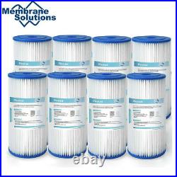 5 Micron 10x4.5 Whole House Big Blue Sediment Pleated Water Filter 4-16PCS