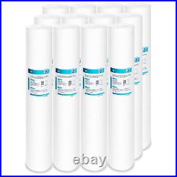 5 Micron 20x4.5 PP Sediment Water Filter Whole House Replacement 1 to 16 PACK