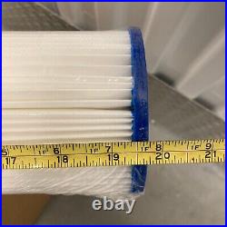 5 Micron 4.5 x 20 Whole House Water Pleated Filters 6 Pack