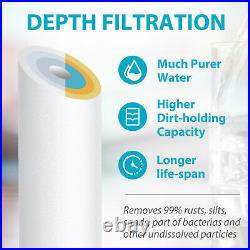 5 Micron PP Sediment Water Filter Whole House RO Cartridges 10x2.5 100 Pack