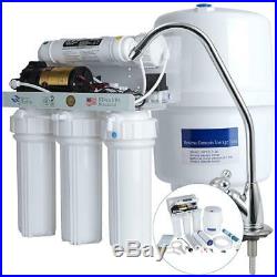 5 Stage 50 GPD Whole House Water Filter System Ultra-filtration Reverse Osmosis