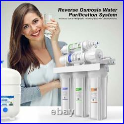 5 Stage 75GPD Reverse Osmosis Drinking Water Filter System Extra 1-2 Year Filter