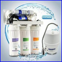 5 Stage Reverse Osmosis Water Filter System with 5 Filters Whole House Filteration