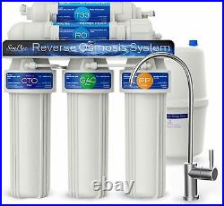 5 Stage Reverse Osmosis Water Filtration System Whole House RO Water Purifier