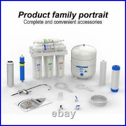 5 Stage Undersink Reverse Osmosis Water Filtration System 75 GPD Membrane Filter