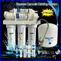 5 Stages Reverse Osmosis System 75GPD Whole House Water Filtration Solutions