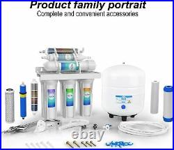 6 Stage Reverse Osmosis Drinking Water Filter System Whole House Water Filters