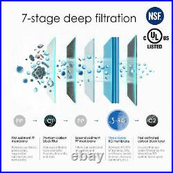 7 Stage Reverse Osmosis Water Filtration System, NSF Certified, by Waterdrop