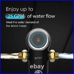 ALTHY Auto-Flush Backwash Prefilter Whole House Spin Down Sediment Water Filter