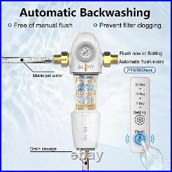 ALTHY Automatic-Flush Backwash Prefilter Spin Down Sediment Water Filter System