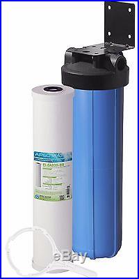 APEC 20 Big Blue Whole House Water Filtration System With Carbon Filter