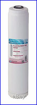 APEC 20 x 4.5 Big Blue Whole House Nitrate Reduction Water Filter 10 Micron
