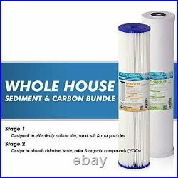 APEC 2-Stage Whole House Water Filter System with Sediment and Carbon Filters