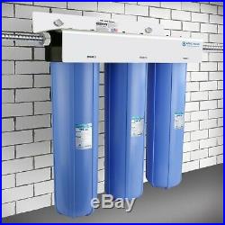 APEC 3 Stage Whole House Water Filter Sediment, GAC Carbon and Carbon Block
