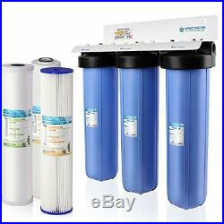 APEC 3-Stage Whole House Water Filter System with 3-Stage Heavy Metals Removal