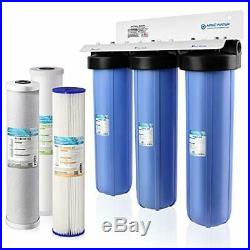 APEC 3-Stage Whole House Water Filter System with Sediment, GAC Carbon and Carbo