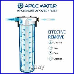 APEC Water Systems CB1-CAB20-BB APEC Whole House Carbon Water Filter with 20