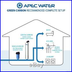 APEC Water Systems Premium 10 GPM Whole House Water Filtration System with up