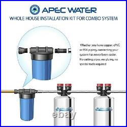 APEC Whole House System Dual Tank Installation Kit for Water Filter System