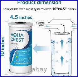AQUACREST FXHTC 5 Micron Whole House Water Filter, Replacement for GE GXWH40L