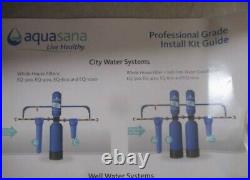 AQUASANA PROFESSIONAL GRADE INSTALL KIT Water Filter Kit Only Eq1000 Whole House