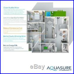 AQUASURE Elite Whole House Water Treatment System 64,000 Grain Water Softener