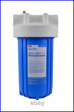 AquaPure AP801 Whole House Blue/White Water Filter Housing 1 NPT