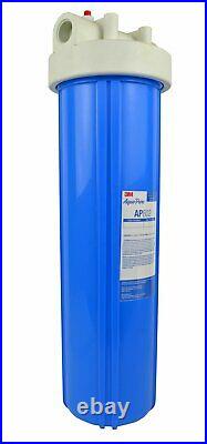 AquaPure AP802, 55857-04 Whole House Blue/White Water Filter Housing 1 NPT