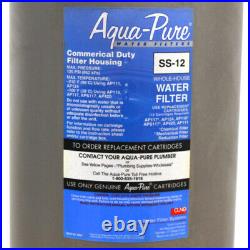 Aqua-Pure SS-12 Commercial Duty Whole-House Water Filter Housing 125psi 2NPT