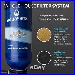 Aquasana 10-Year 1000000 Gallon Whole House Water Filter withPro Grade Install Kit